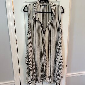 Striped Sleeveless Comfy Brand Women's Dress/Top
